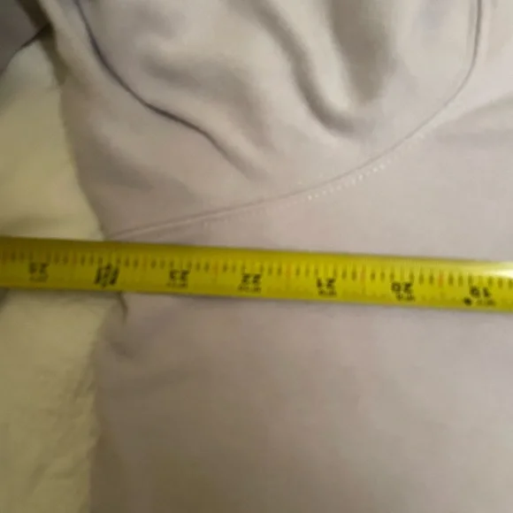 Blair beige Long Sleeve mock neck women’s tee. Large l - Picture 4 of 4